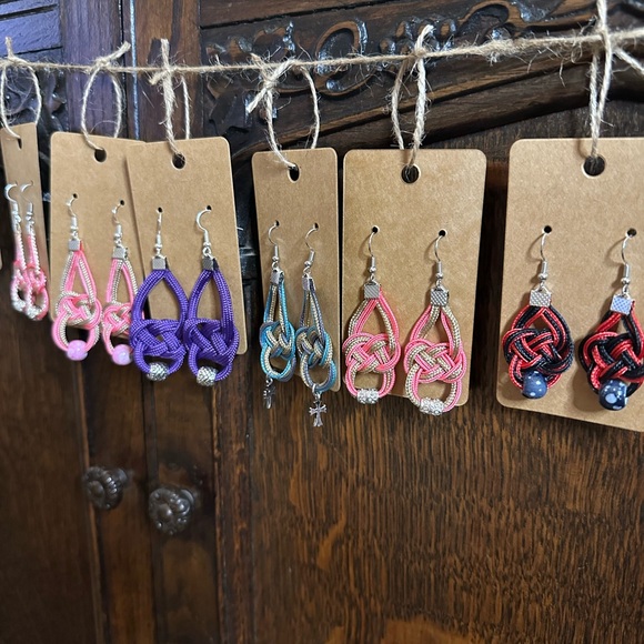 HandMade Boho Earrings NEW 🧵 - Picture 3 of 4
